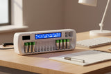 16 Bay Intelligent Battery Charger With Lcd Display Charges Aa & Aaa Batteries Other CB Range