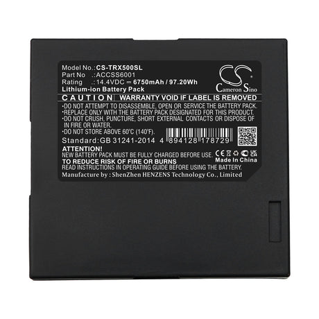14.4V, Li-ion, 6750mAh, Equipment battery fits Trimble, Faro, Accss6001, 3D laser scanner, Focus 3d X 330, 97.2Wh Equipment, Survey, Test Cameron Sino Technology Limited