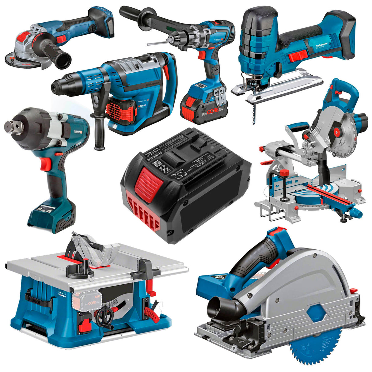 18.0V, Li-ion, 8000mAh, Power Tools battery fits Bosch, 1600a016gb, Gbh 18v-34 Cf, Gbh 18v-36 C, 144Wh Power Tools Cameron Sino Technology Limited (Dangerous Goods)