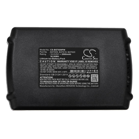 18.0V, Li-ion, 2000mAh, Power Tools battery fits Bosch, 2 607 336 091, 17618, 17618-01, 36Wh Power Tools Cameron Sino Technology Limited (Power Tools)