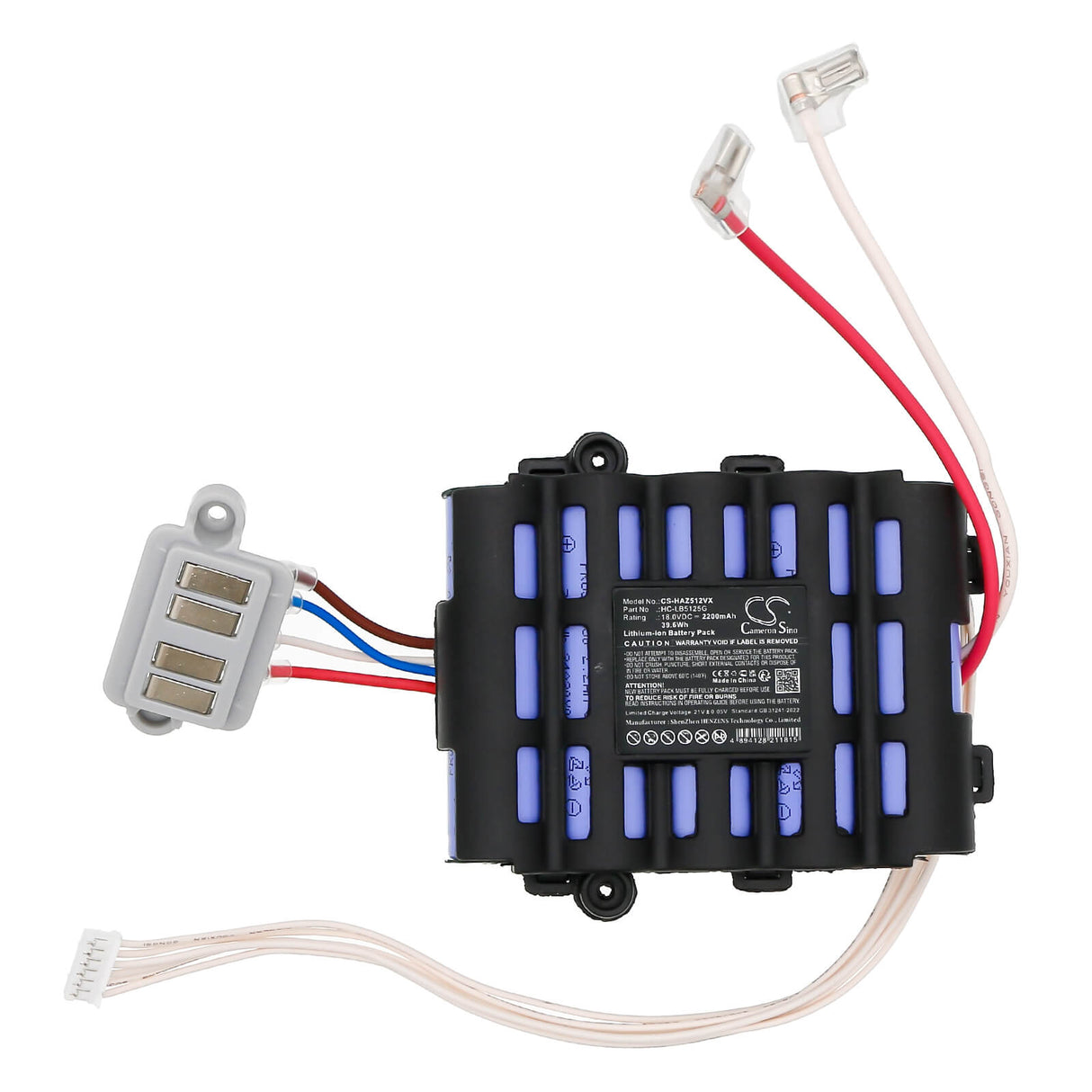 18.0V, Li-ion, 2200mAh, Vacuum battery fits Haier, Hc-lb5125g, Zl1205c, 39.6Wh Vacuum Cameron Sino Technology Limited