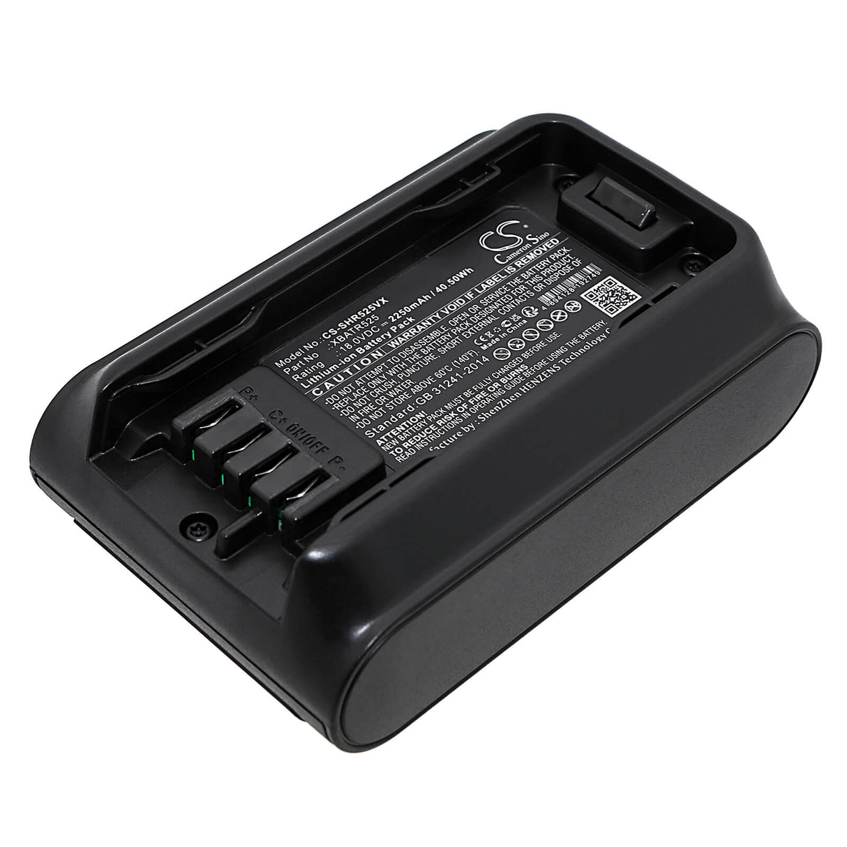 18.0V, Li-ion, 2250mAh, Vacuum battery fits Shark, Iw3120, Detect Pro, Iw1111, 40.50Wh Vacuum Cameron Sino Technology Limited