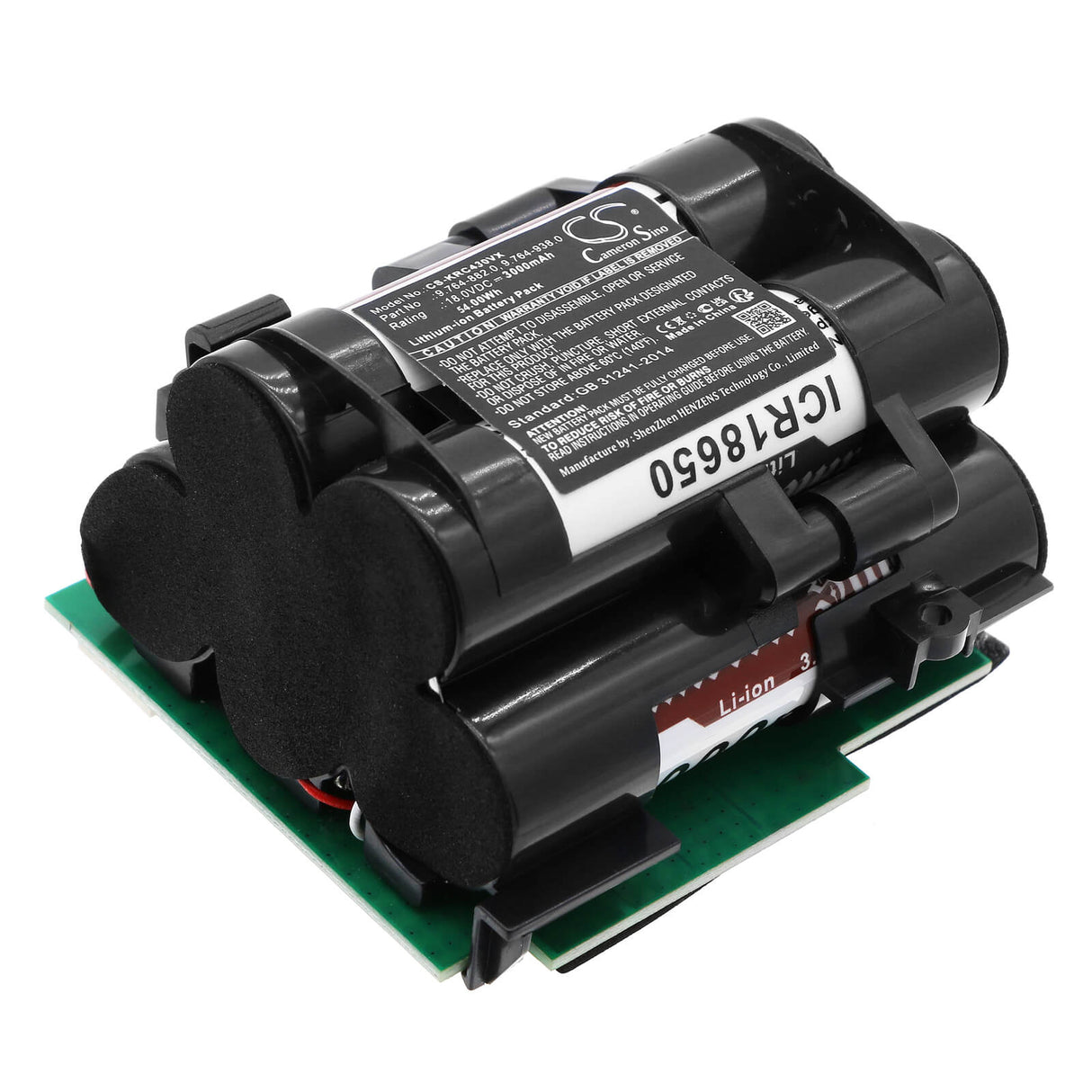 18.0V, Li-ion, 3000mAh, Vacuum battery fits Karcher, 64200, Vc 4i, Vc 4i Cordless, 54.00Wh Vacuum Cameron Sino Technology Limited