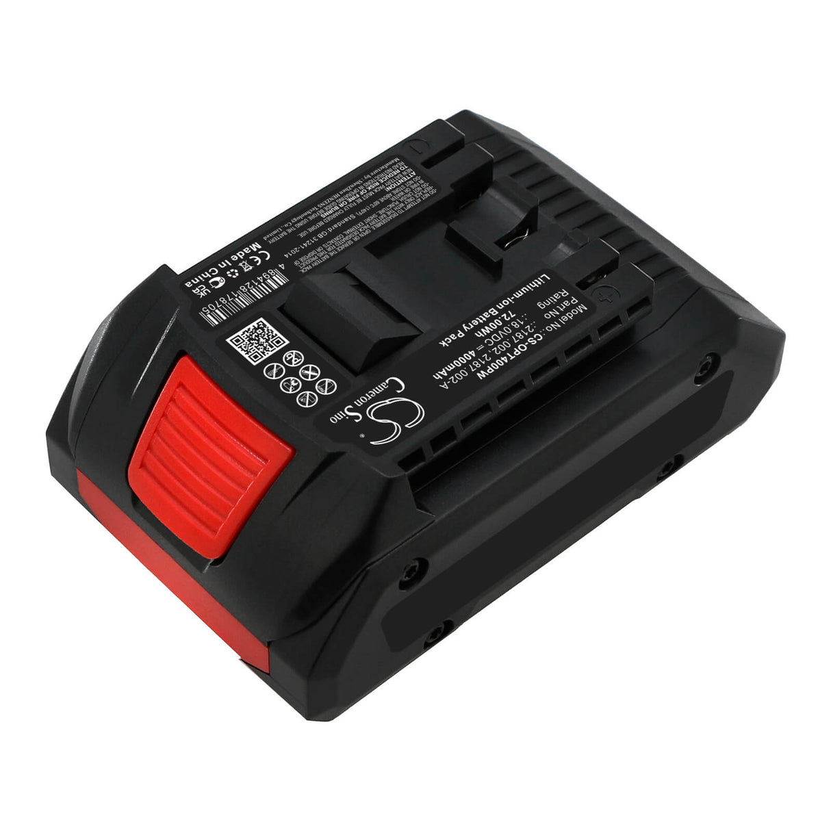 18.0V, Li-ion, 4000mAh, Strapping Tools battery fits Signode, Zapack, Orgapack, 2187.002, Or-t250, Or-t400, 72Wh Strapping Tools Cameron Sino Technology Limited