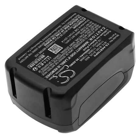 18.0V, Li-ion, 5000mAh, Gardening Tools battery fits Al-ko, 113894, 113857, Ar 1835 Cordless Scarifier, 90.00Wh Gardening Tools Cameron Sino Technology Limited (Power Tools)