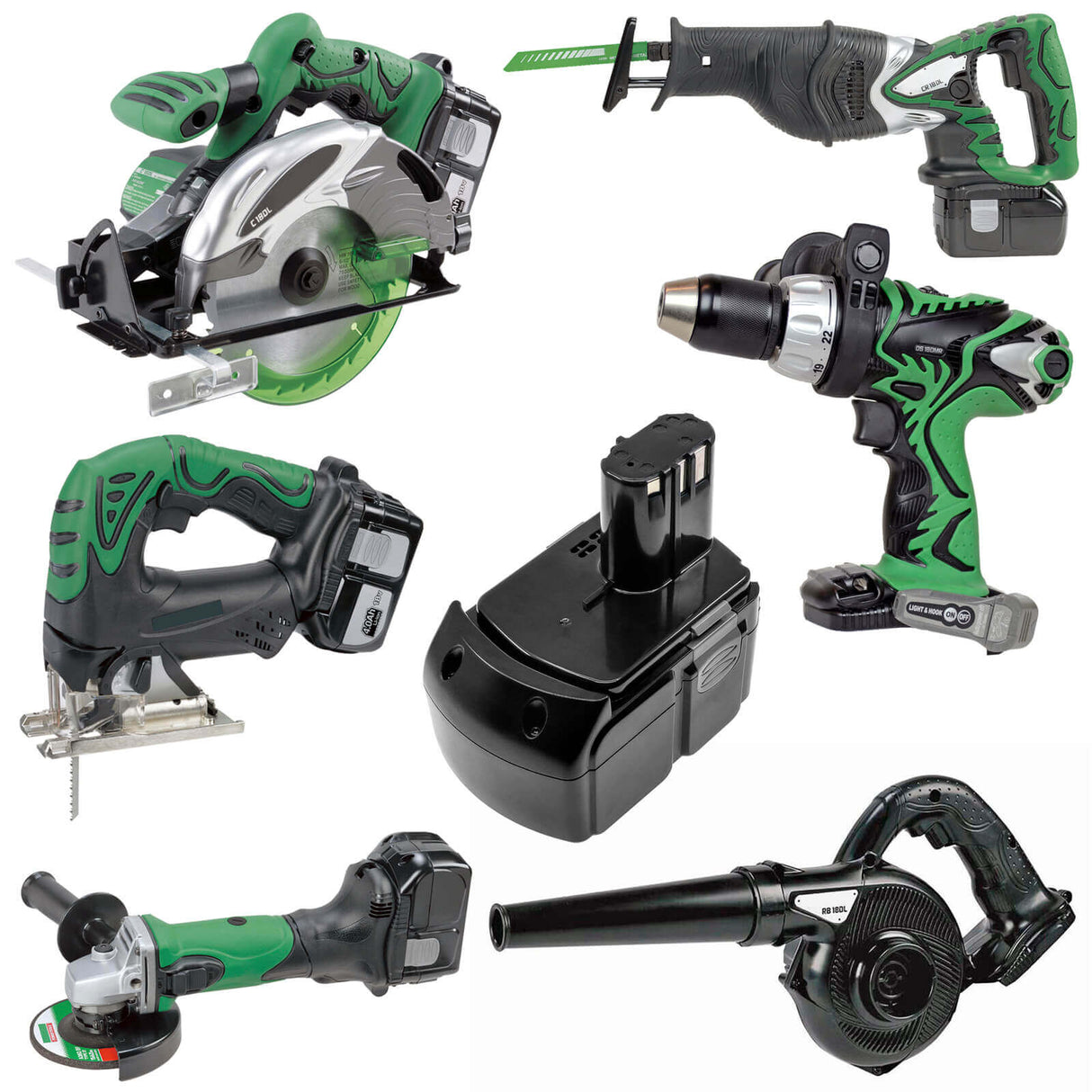 18.0V, Li-ion, 5000mAh, Power Tools battery fits Hitachi, 326240, C 18dl, C 18dlx, 90Wh Power Tools Cameron Sino Technology Limited (Power Tools)