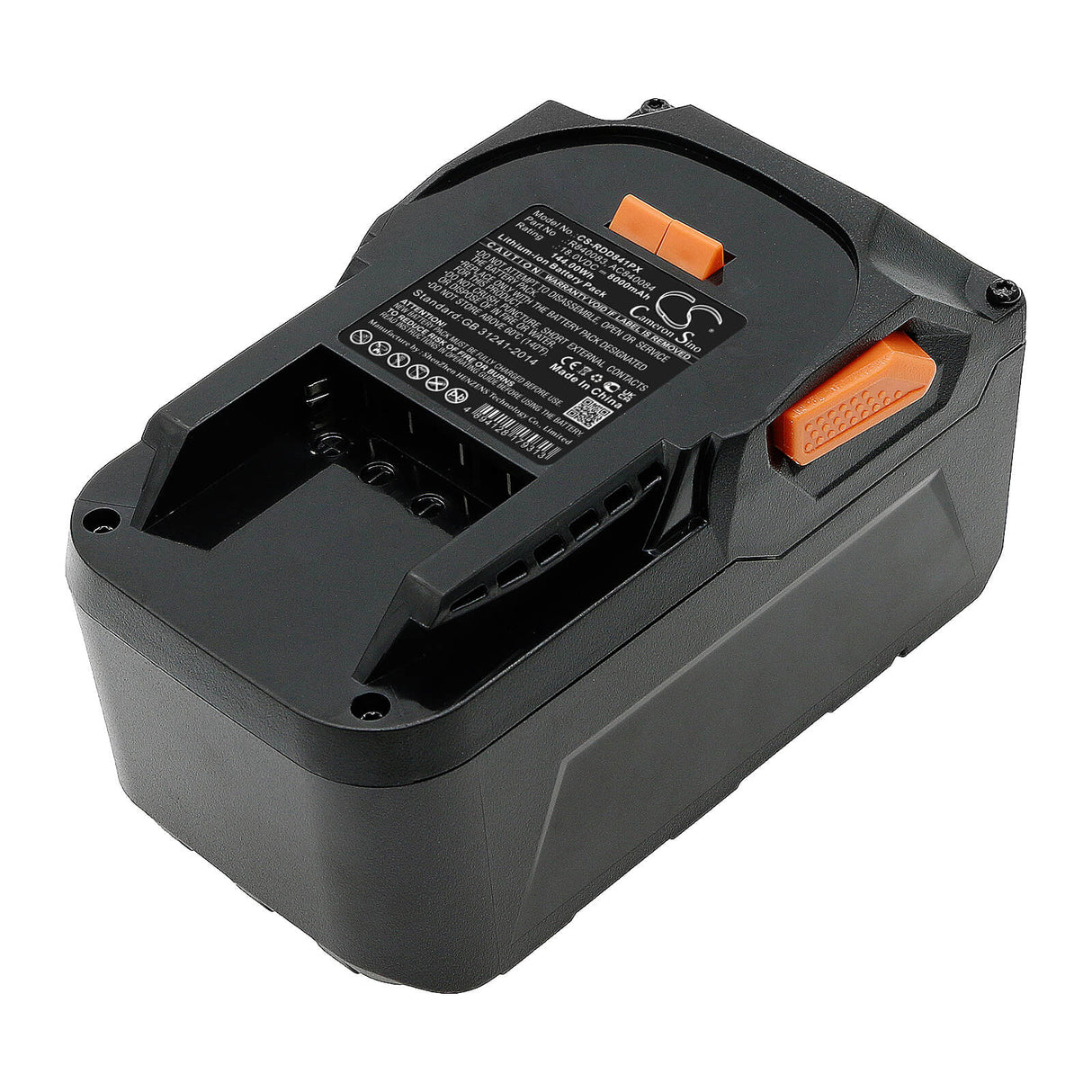 18.0V, Li-ion, 8000mAh, Power Tools battery fits Ridgid, Aeg, Ac840084, Bfl 18, Bho 18, 144Wh Power Tools Cameron Sino Technology Limited (Dangerous Goods)