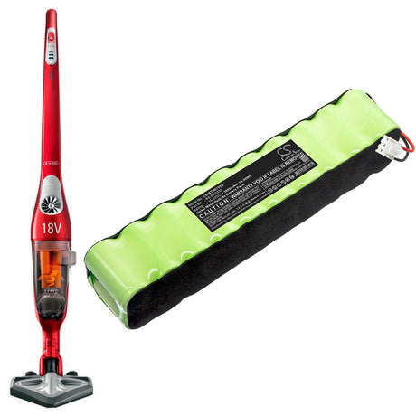 18.0V, Ni-MH, 3000mAh, Vacuum battery fits Tefal, Rowenta, 2210017128, 2210017132, 2210017133, 54.00Wh Vacuum Cameron Sino Technology Limited