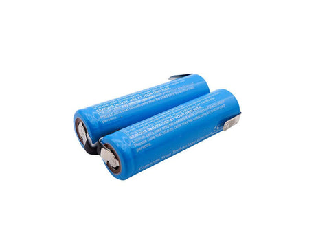 18650 Lithium Ion Battery For pack building, 2pcs per Pack With reverse solder tabs 3.7v, 3400mah - 12.58wh 18650 Cameron Sino Technology Limited