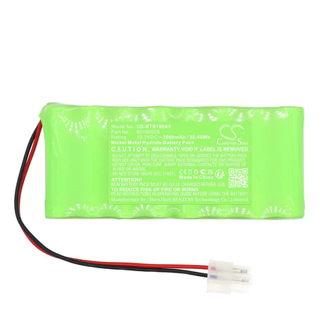 19.2v, Ni-mh, 2000mah, Automatic door battery fits Record, Bat 19, Stg19, 38.40wh Automatic Doors Cameron Sino Technology Limited   