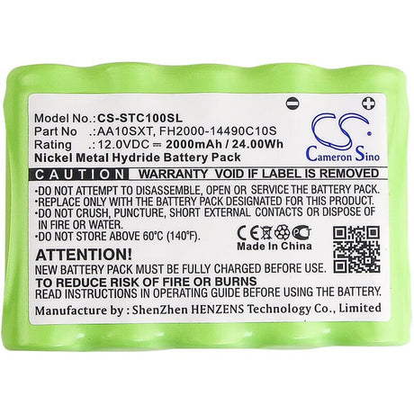 12.0V, Ni-MH, 2000mAh, Speaker battery fits Soundcast, Outcast Jr, 24.00Wh Speaker Cameron Sino Technology Limited