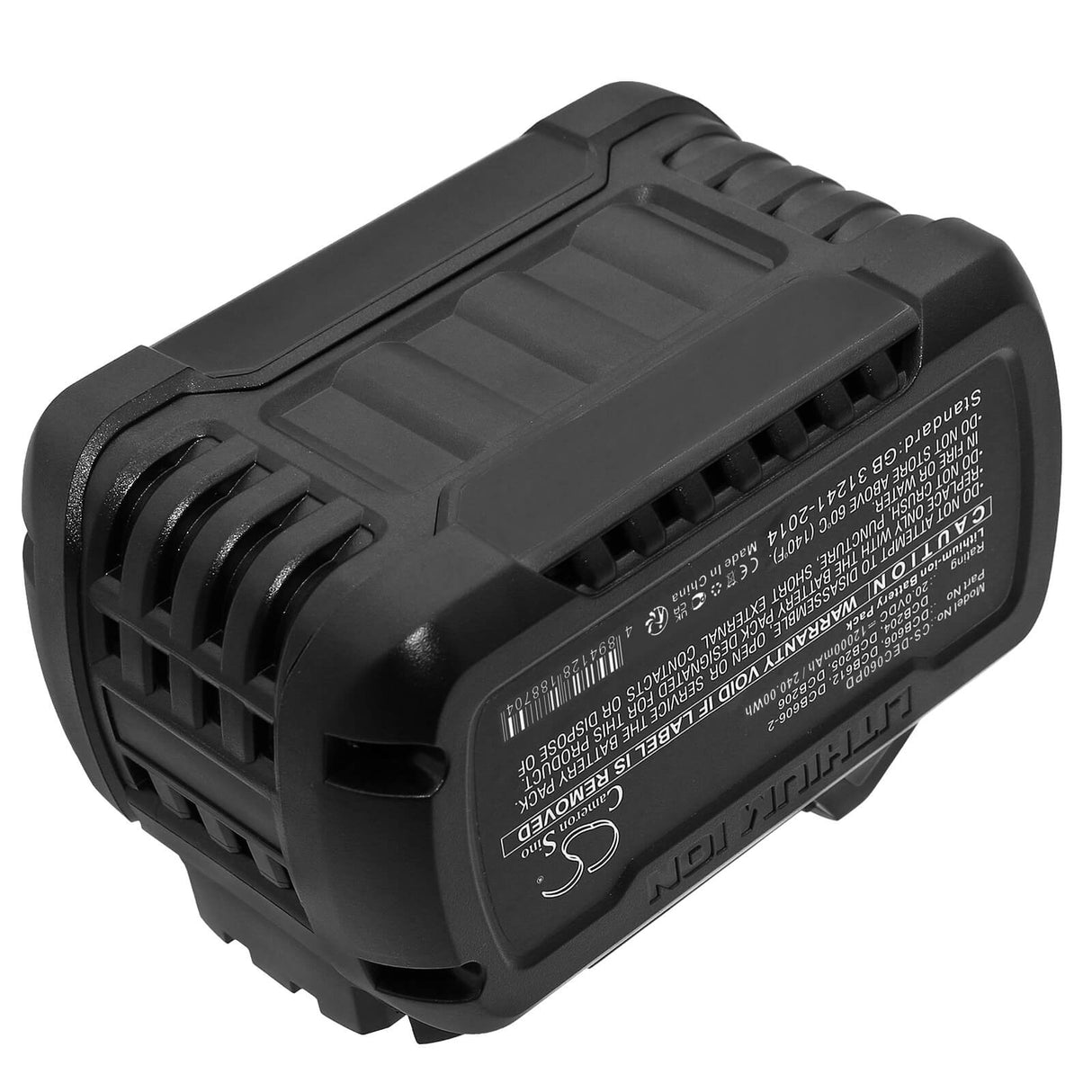 20.0V, Li-ion, 12000mAh, Power Tools battery fits Dewalt, Dcb102, 120v Max, 12v Max Li-ion, 240Wh Power Tools Cameron Sino Technology Limited (Dangerous Goods)