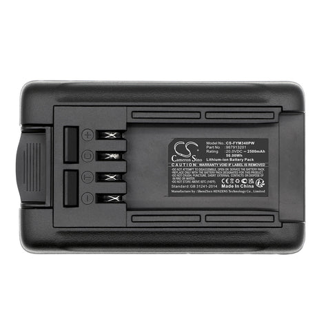 20.0V, Li-ion, 2500mAh, Lawn Mowers battery fits Flymo, 967913201, 9678648-01, C-li 20v, 50.00Wh Lawn Mowers Cameron Sino Technology Limited