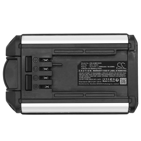20.0V, Li-ion, 2500mAh, Vacuum battery fits Jimmy, Hydroboost 10000 Liberty, 50.00Wh Vacuum Cameron Sino Technology Limited