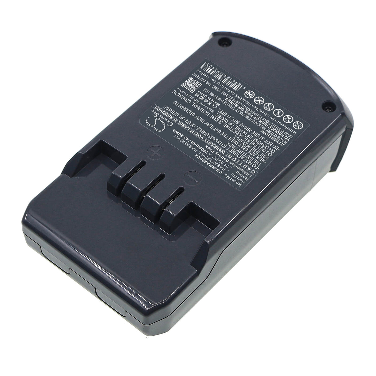 21.6V, Li-ion, 2000mAh, Vacuum battery fits Hoover, Ds22g, Ds22g001, Ds22gr001, 43.20Wh Vacuum Cameron Sino Technology Limited
