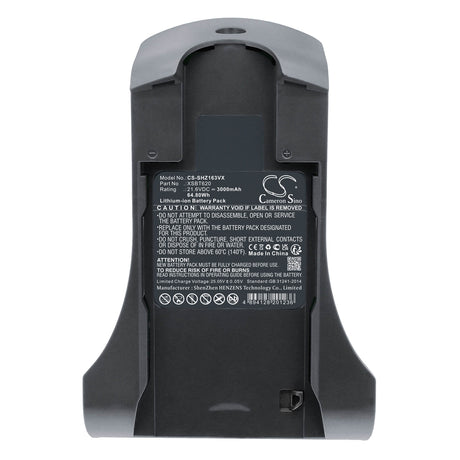 21.6V, Li-ion, 3000mAh, Vacuum Battery fits Shark, Iz162cco, Iz162h, 64.80Wh Vacuum Cameron Sino Technology Limited