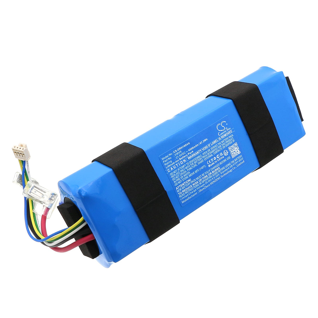 21.6V, Li-ion, 4500mAh, Vacuum battery fits Dreame, H11 Max, H11 Pro, 97.2Wh Vacuum Cameron Sino Technology Limited