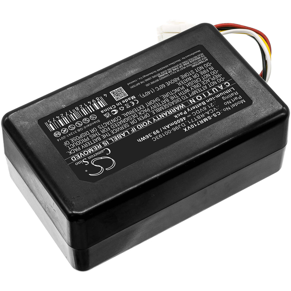 21.6V, Li-ion, 4600mAh, Vacuum battery fits Samsung, Powerbot R7040, Sr10m701puw, Sr10m702puw, 99.36Wh Vacuum Cameron Sino Technology Limited