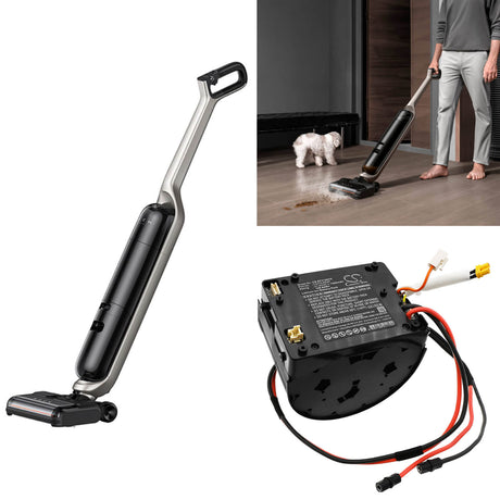 21.6V, Li-ion, 7400mAh, Vacuum battery fits Eufy, Mach V1 Ultra, 159.84Wh Vacuum Cameron Sino Technology Limited