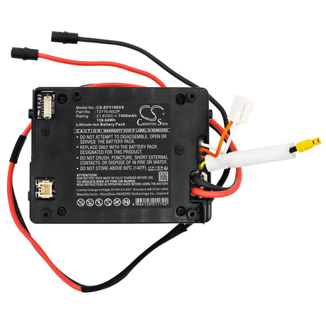 21.6V, Li-ion, 7400mAh, Vacuum battery fits Eufy, Mach V1 Ultra, 159.84Wh Vacuum Cameron Sino Technology Limited