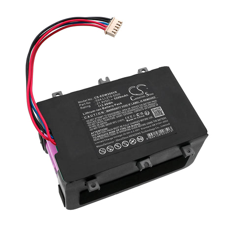 21.9v, Li-ion, 5200mah, Battery Fits Winbot W2 Omni, Winbot W2 Pro, 113.88wh Vacuum Cameron Sino Technology Limited (Dangerous Goods)