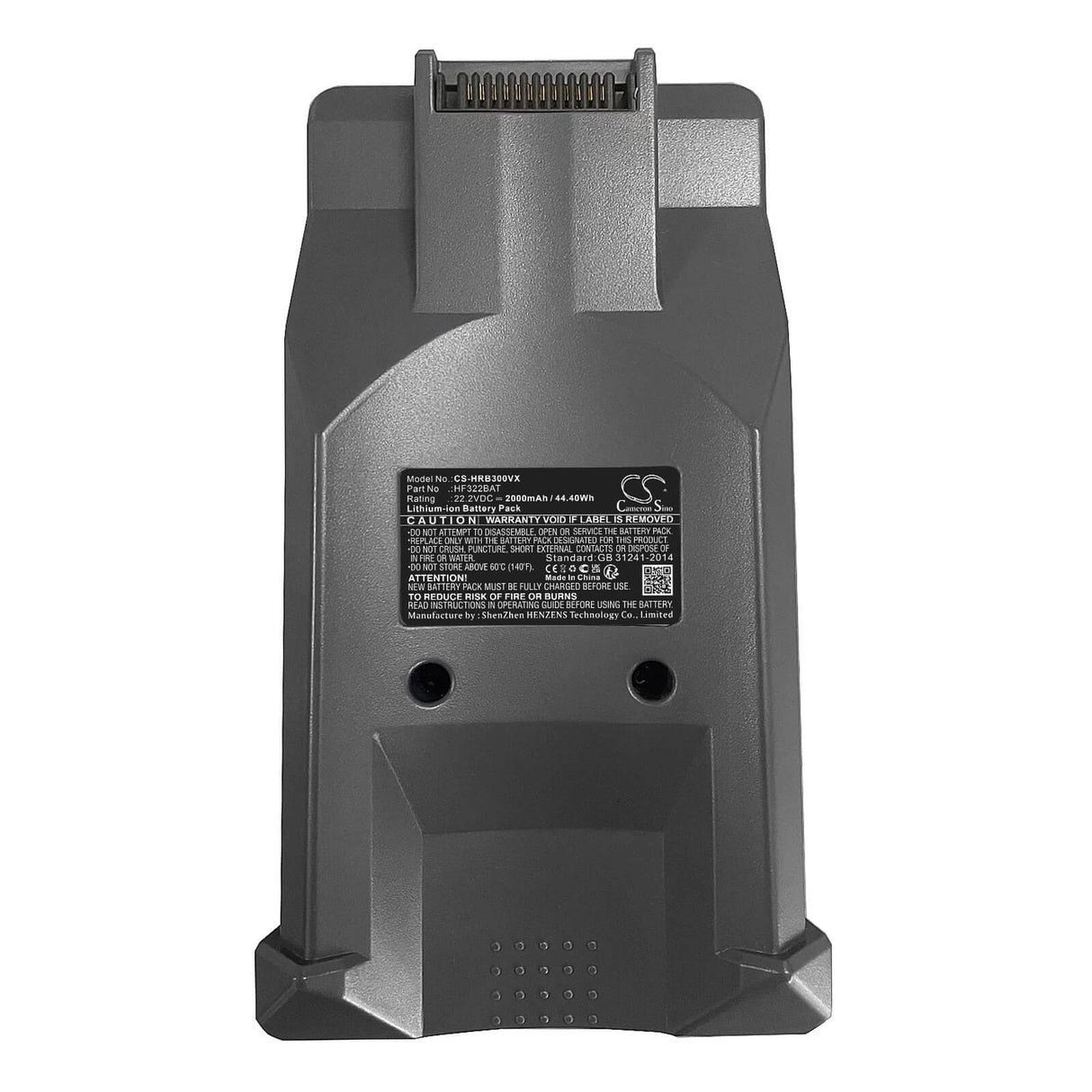 22.2v, Li-ion, 2000mah, Battery Fits Hoover, 39400953, 39400954, 44.40wh Batteries for Electronics Cameron Sino Technology Limited (Suspended)