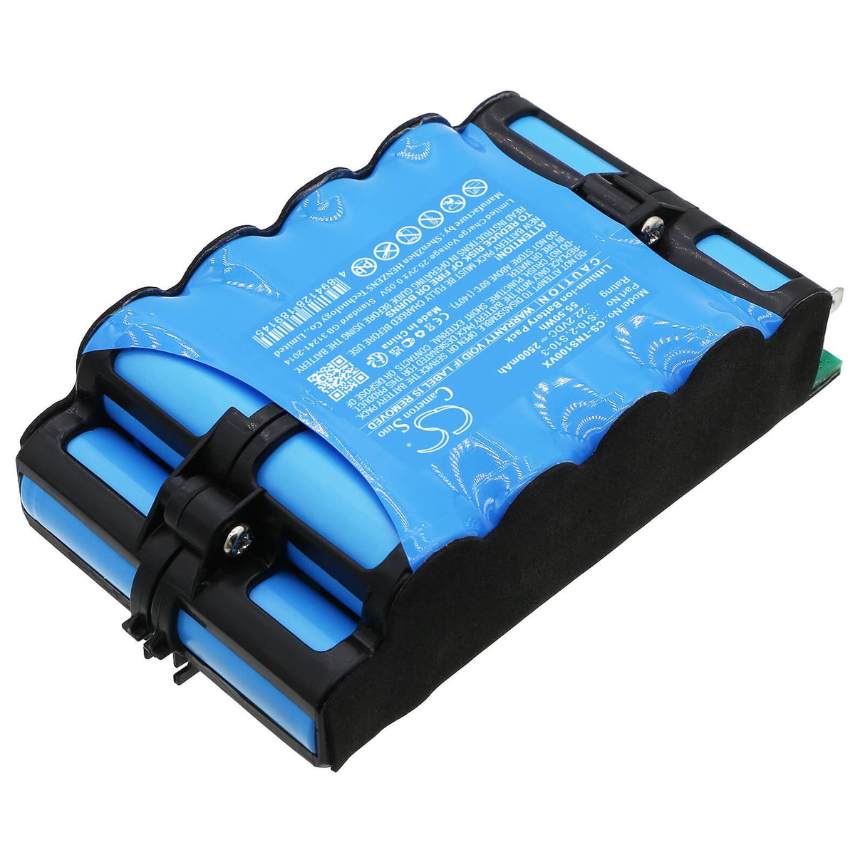 22.2V, Li-ion, 2500mAh, Vacuum battery fits Tineco, Floor One S10, Floor One S10-01, Floor One S10-03, 55.50Wh Vacuum Cameron Sino Technology Limited