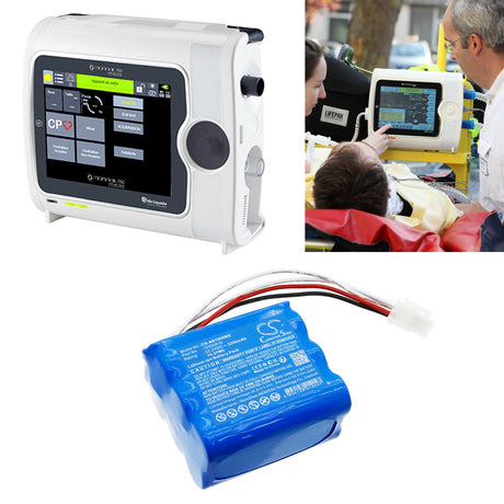22.2V, Li-ion, 3350mAh, Medical battery fits Air Liquide, T60 Respirator, 74.37Wh Medical Cameron Sino Technology Limited (Medical)