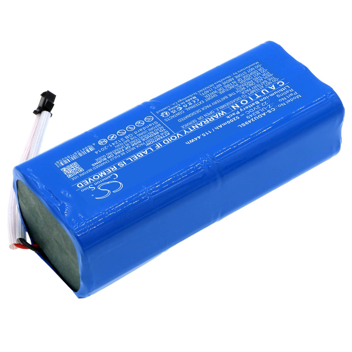 22.2V, Li-ion, 5200mAh, Lighting battery fits American Dj, Z-ulb249, Ultra Go Par7x, 115.44Wh Lighting & Studio Cameron Sino Technology Limited (Dangerous Goods)