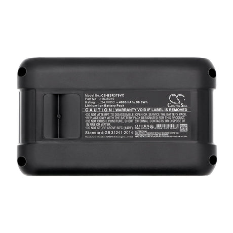 24.0V, Li-ion, 4000mAh, Vacuum battery fits Bissell, 3789, 3789u, 96.0Wh Vacuum Cameron Sino Technology Limited