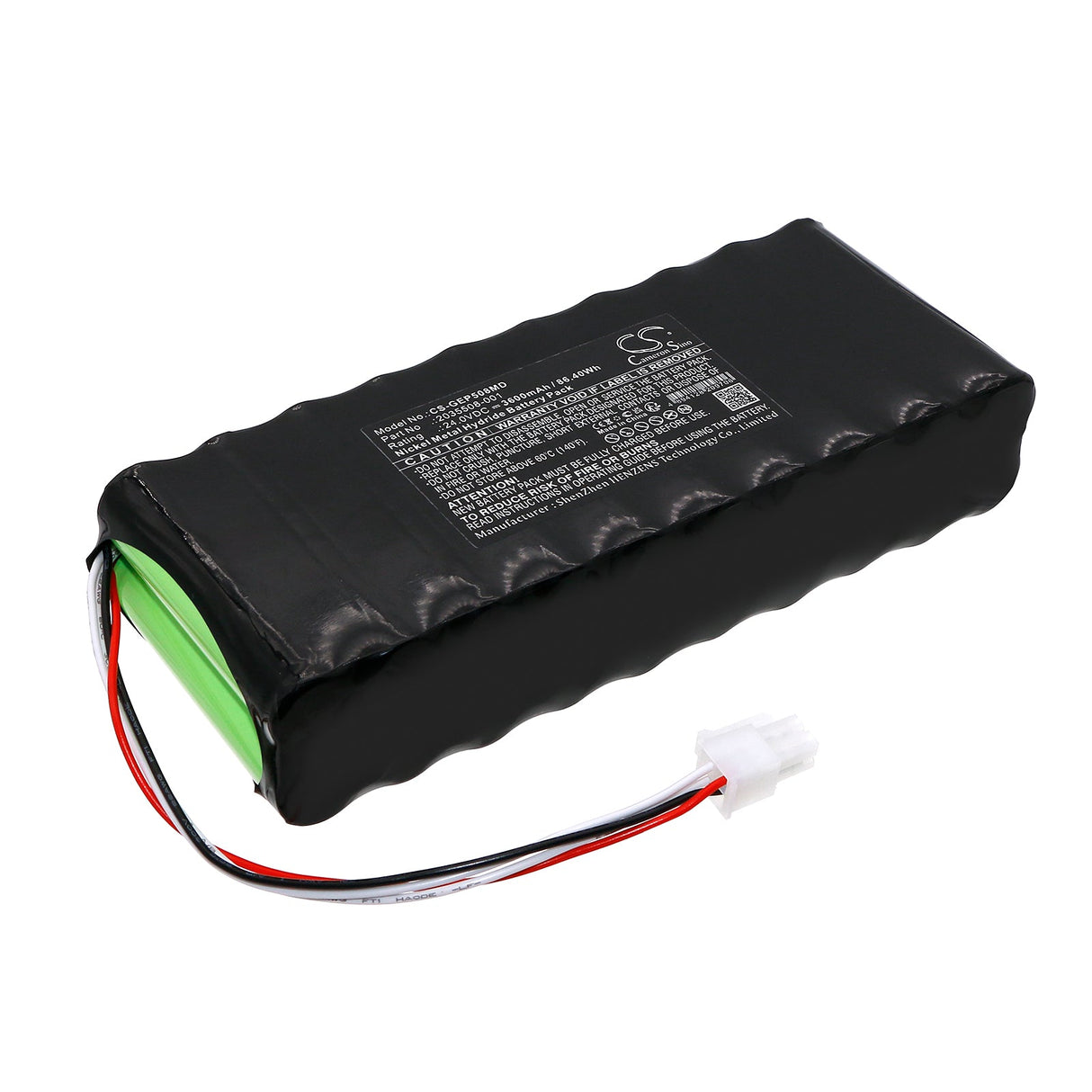 24.0V, Ni-MH, 3600mAh, Medical battery fits GE & Criticare, Elb External Power Supply, 86.40Wh Medical Cameron Sino Technology Limited (Medical)