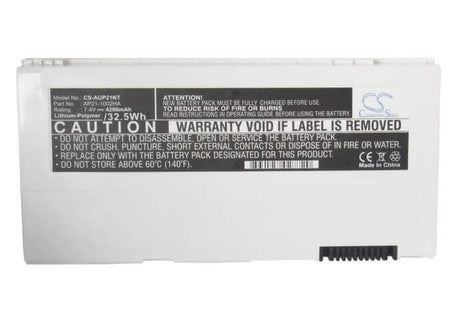 White Battery For Asus Eee Pc S101h, Eee Pc 1002, Eee Pc 1002ha 7.4v, 4200mah - 31.08wh Notebook, Laptop Cameron Sino Technology Limited (Suspended)