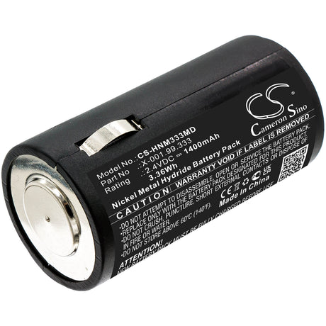 2.4V, Ni-MH, 1400mAh, Medical battery fits Heine, X-001.99.333, Old S2z Handles, 3.36Wh Medical Cameron Sino Technology Limited (Medical)