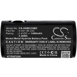 2.4V, Ni-MH, 1400mAh, Medical battery fits Heine, X-001.99.333, Old S2z Handles, 3.36Wh Medical Cameron Sino Technology Limited (Medical)