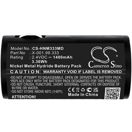 2.4V, Ni-MH, 1400mAh, Medical battery fits Heine, X-001.99.333, Old S2z Handles, 3.36Wh Medical Cameron Sino Technology Limited (Medical)