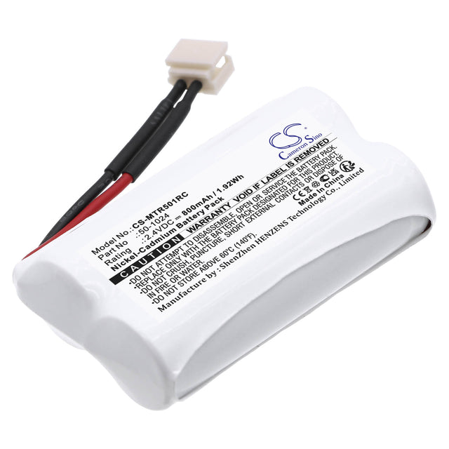 2.4V, Ni-CD, 800mAh, Cars battery fits Mth Trains, 50-1024, Proto Sound, 1.92Wh Cars Cameron Sino Technology Limited