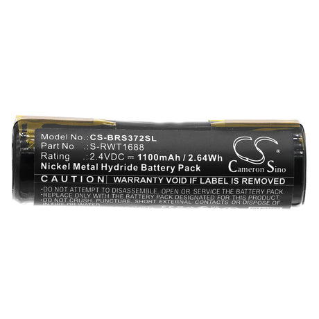 2.4V, Ni-MH, 1100mAh, Toothbrush battery fits Rowenta, Braun, Krups, 1103425149, 4717, Dlx S18.535.3, 2.64Wh Toothbrush Cameron Sino Technology Limited