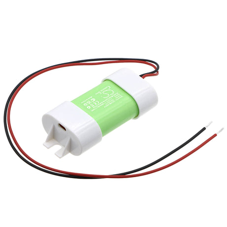 2.4V, Ni-MH, 1300mAh, Emergency Lighting battery fits Cameron Sino Technologies, CS-EML042LS, 3.12Wh Emergency Lighting Cameron Sino Technology Limited