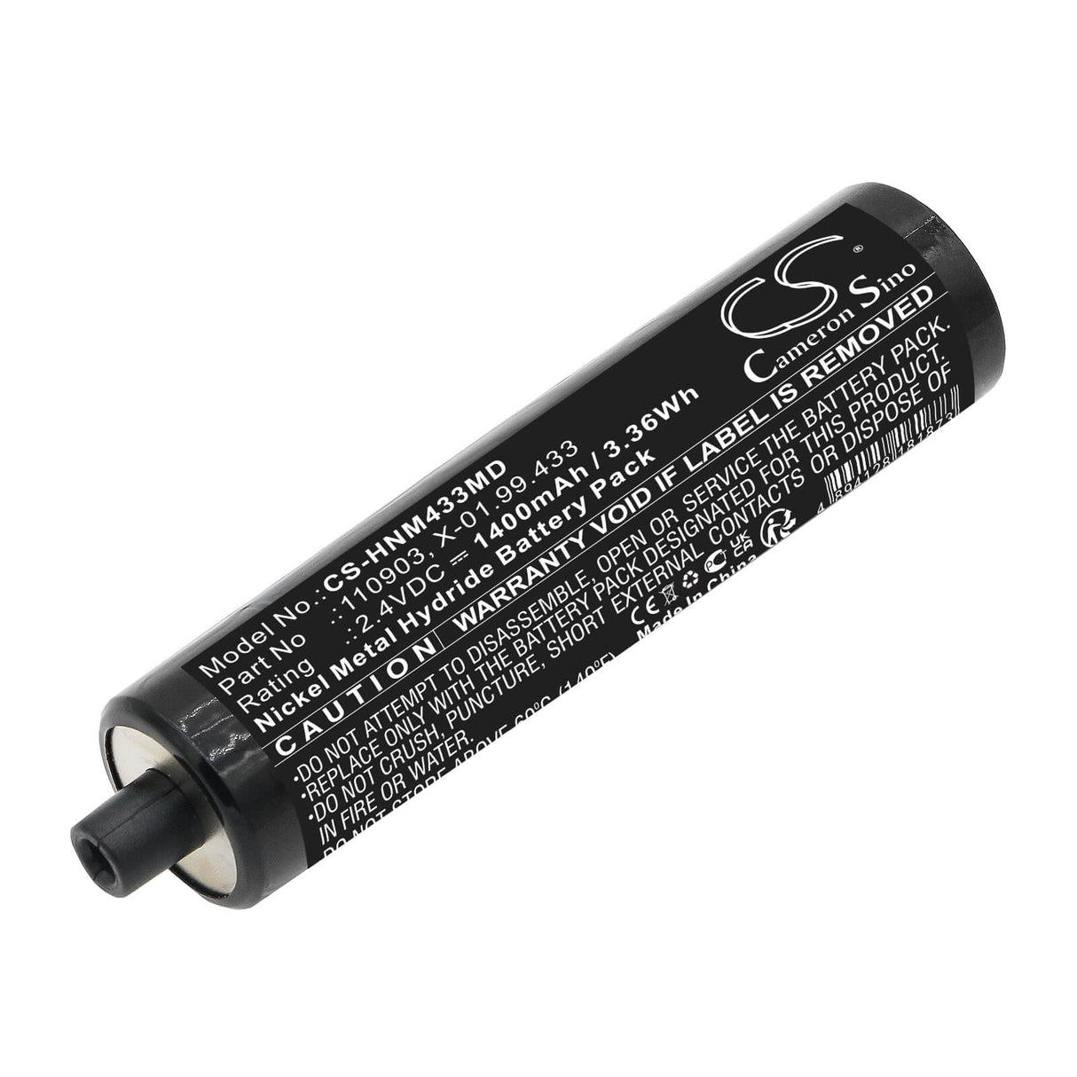 2.4V, Ni-MH, 1400mAh, Medical battery fits Heine, 110903, Nicatron, Nicatron N, 3.36Wh Medical Cameron Sino Technology Limited (Medical)