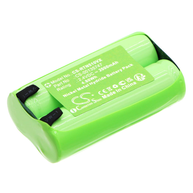 2.4V, Ni-MH, 2000mAh, Vacuum Battery fits Rowenta, Tn5100f0/3m0, Tn5120f0/3m0, 4.80Wh Vacuum Cameron Sino Technology Limited