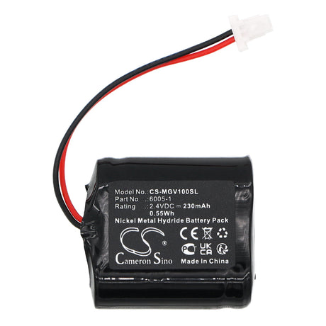 2.4v, Ni-mh, 230mah, Smart home battery Fits Magura Vyron Ver.1, 0.55wh Smart Home Cameron Sino Technology Limited   