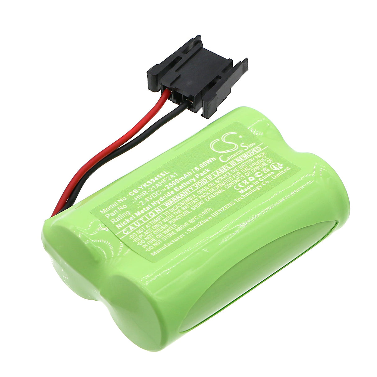 2.4V, Ni-MH, 2500mAh, PLC Battery fits Yokogawa, S9548fa, 6.00Wh PLC Cameron Sino Technology Limited