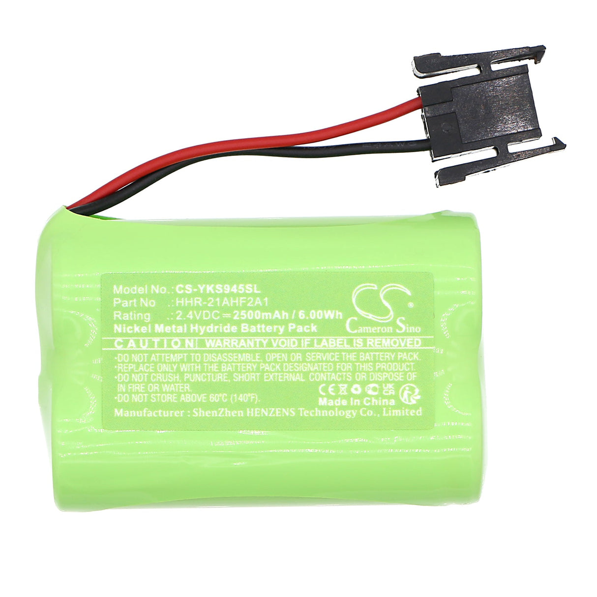 2.4V, Ni-MH, 2500mAh, PLC Battery fits Yokogawa, S9548fa, 6.00Wh PLC Cameron Sino Technology Limited