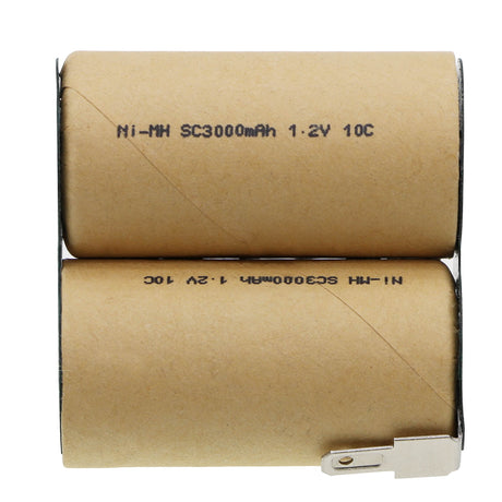 2.4V, Ni-MH, 3000mAh, Vacuum battery fits Miele, Ep1500cs, Staubsauger Ep1500cs, 7.20Wh Vacuum Cameron Sino Technology Limited