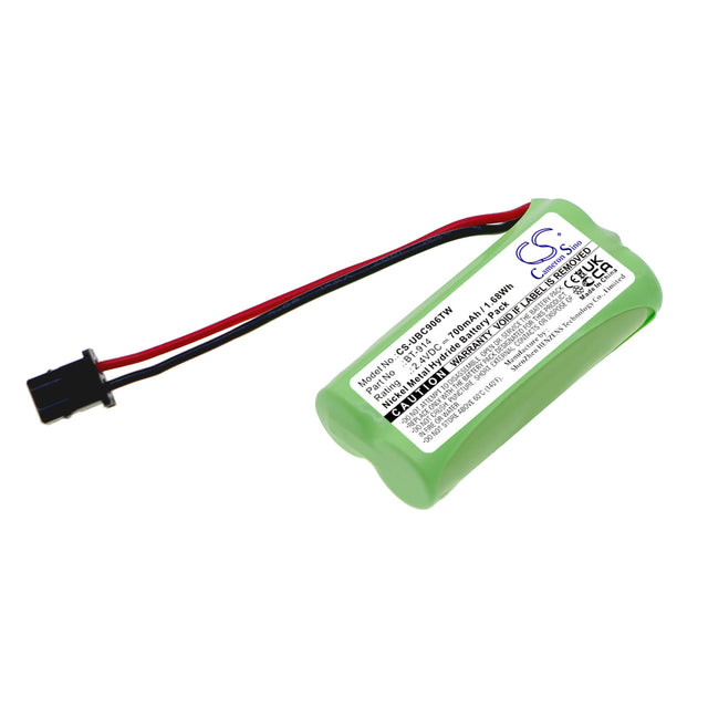 2.4V, Ni-MH, 700mAh, Two-Way Radio battery fits President, Uniden, Bt-914, Liberty Mic, 1.68Wh Two-Way Radio Cameron Sino Technology Limited