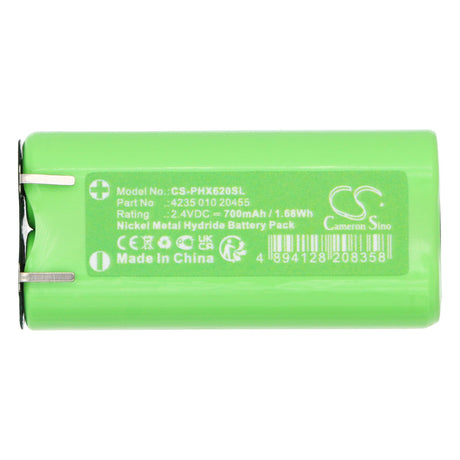 2.4V, Ni-MH, 700mAh, Toothbrush battery fits Philips, 150923, Hx6210, 1.68Wh Toothbrush Cameron Sino Technology Limited