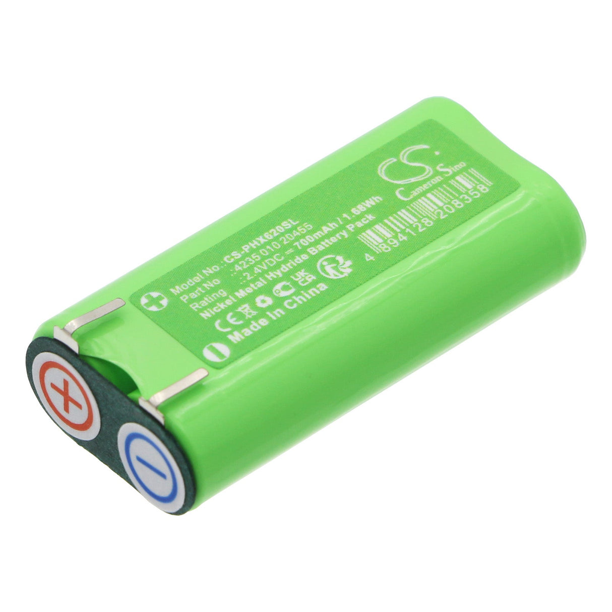2.4V, Ni-MH, 700mAh, Toothbrush battery fits Philips, 150923, Hx6210, 1.68Wh Toothbrush Cameron Sino Technology Limited