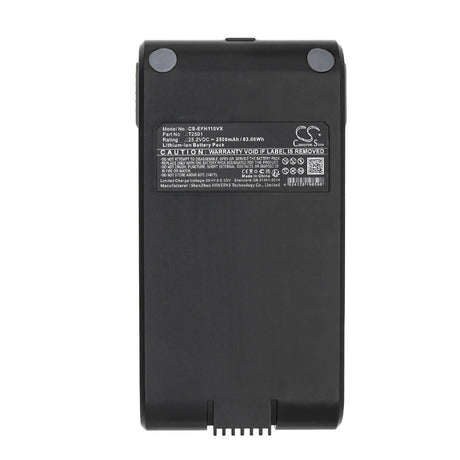 25.2V, Li-ion, 2500mAh, Vacuum Battery fits Eufy, Homevac S11 Go, Homevac S11 Infinity, 63.00Wh Vacuum Cameron Sino Technology Limited