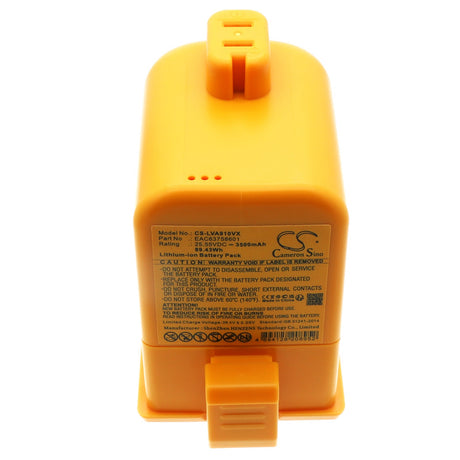 25.55V, Li-ion, 3500mAh, Vacuum battery fits Lg, A9, A902rm, 89.43Wh Vacuum Cameron Sino Technology Limited