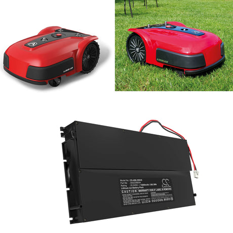 25.9V, Li-ion, 15000mAh, Lawn Mowers battery fits Ambrogio, Am350l0x8z, L300r, 388.5Wh Lawn Mowers Cameron Sino Technology Limited (Suspended)